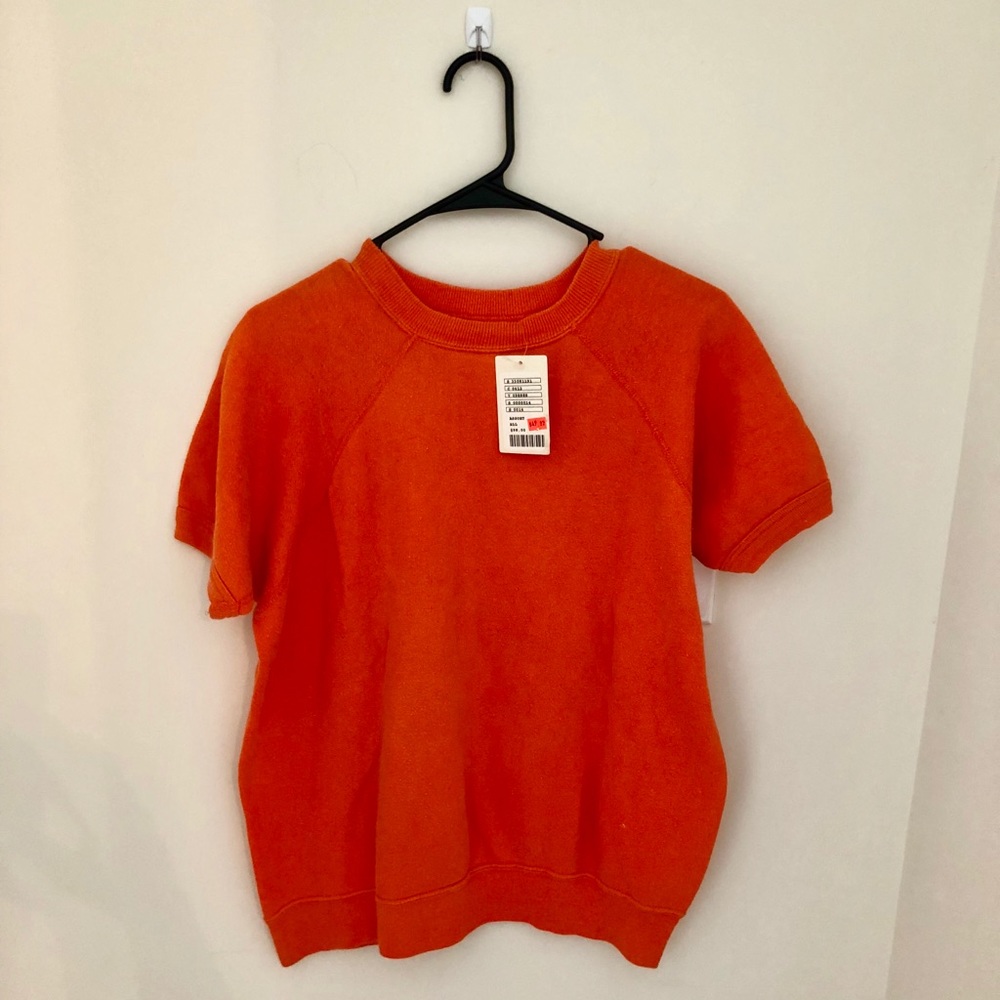 CLOSET CLEAROUT UO Crew Neck short sleeve sweater